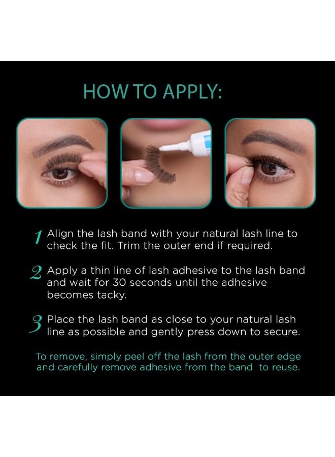 ARDELL Natural Lashes 120 Demi – Black - Image 5